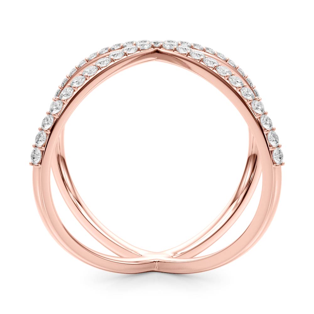 Intersecting Diamonds Ring