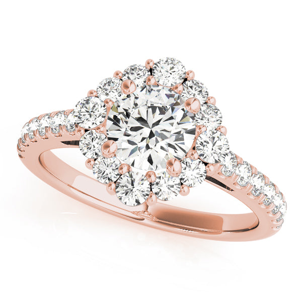 Romantic Round Diamond Ring