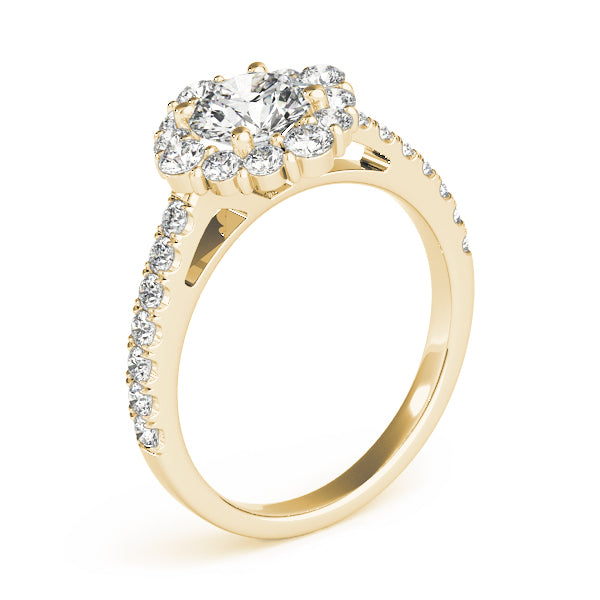 Romantic Round Diamond Ring
