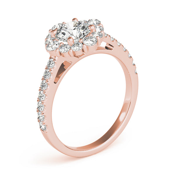 Romantic Round Diamond Ring