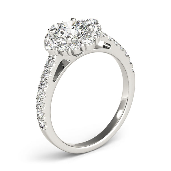 Romantic Round Diamond Ring