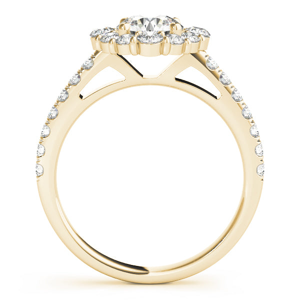 Romantic Round Diamond Ring
