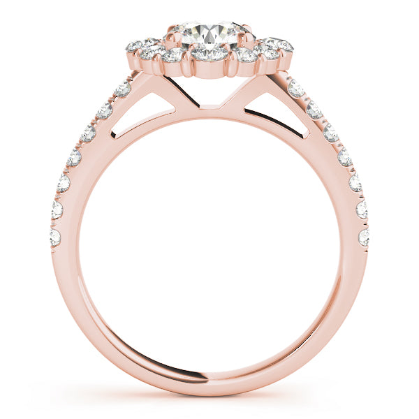 Romantic Round Diamond Ring