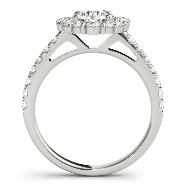 Romantic Round Diamond Ring