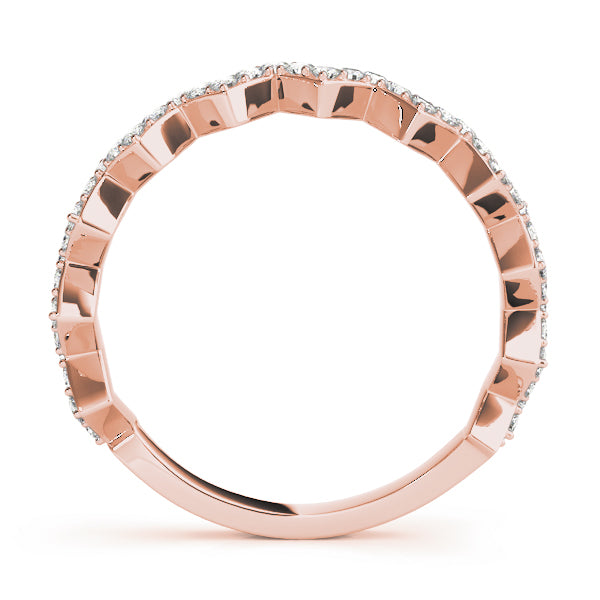 Zigzag Diamond Eternity Band