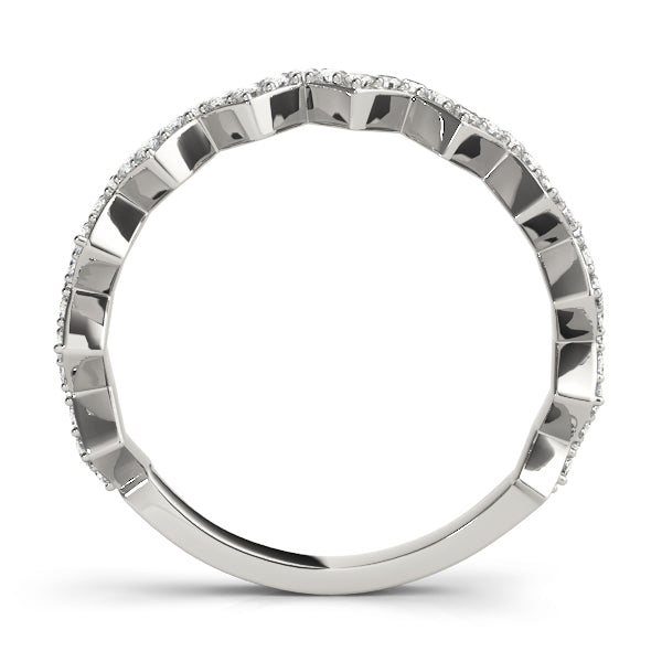 Zigzag Diamond Eternity Band