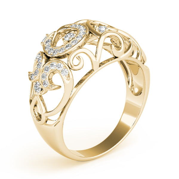 Filigree Diamond Ring