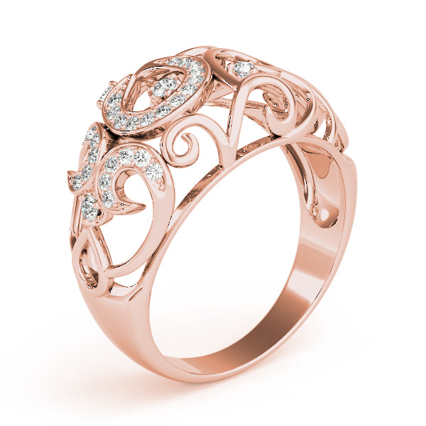 Filigree Diamond Ring