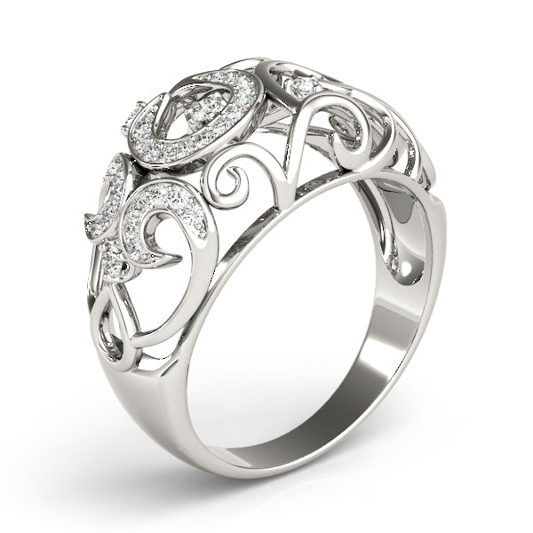 Filigree Diamond Ring