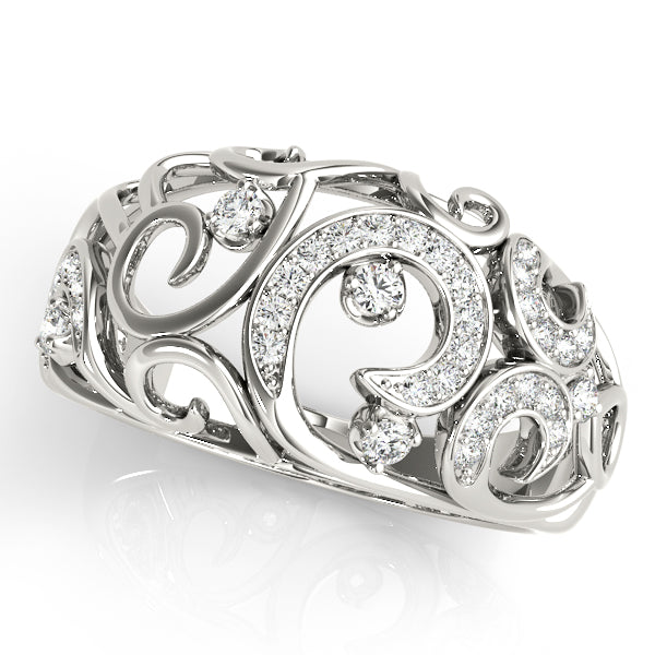 Filigree Diamond Ring