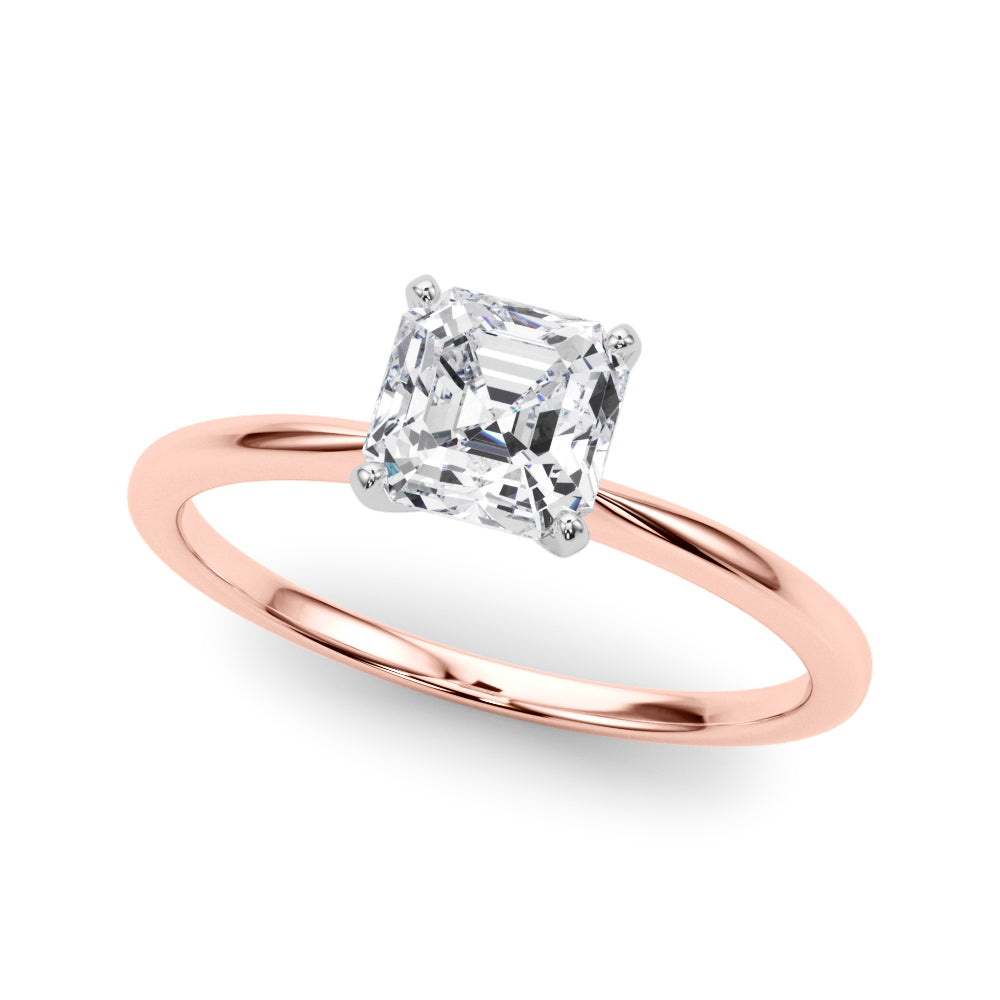 Classic Solitaire Diamond Engagement Ring Princess 1 ct