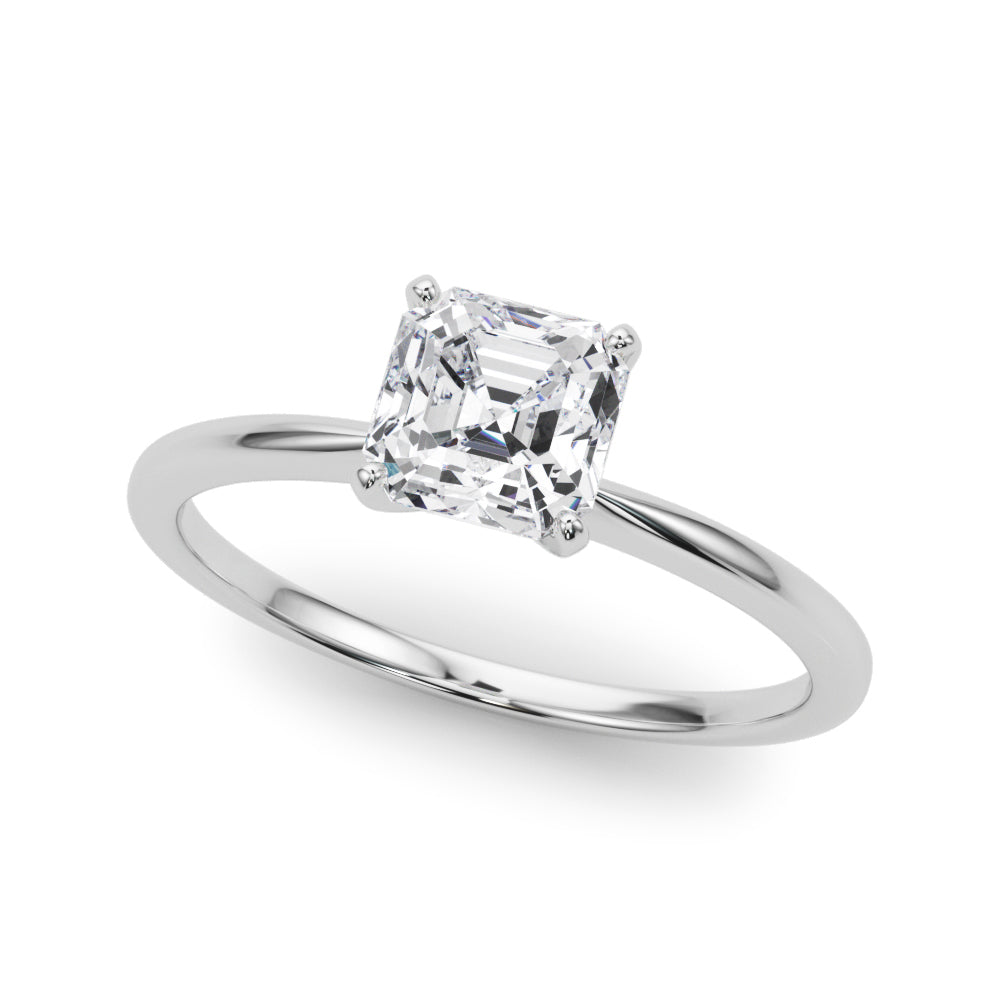 Classic Solitaire Diamond Engagement Ring Princess 1 ct