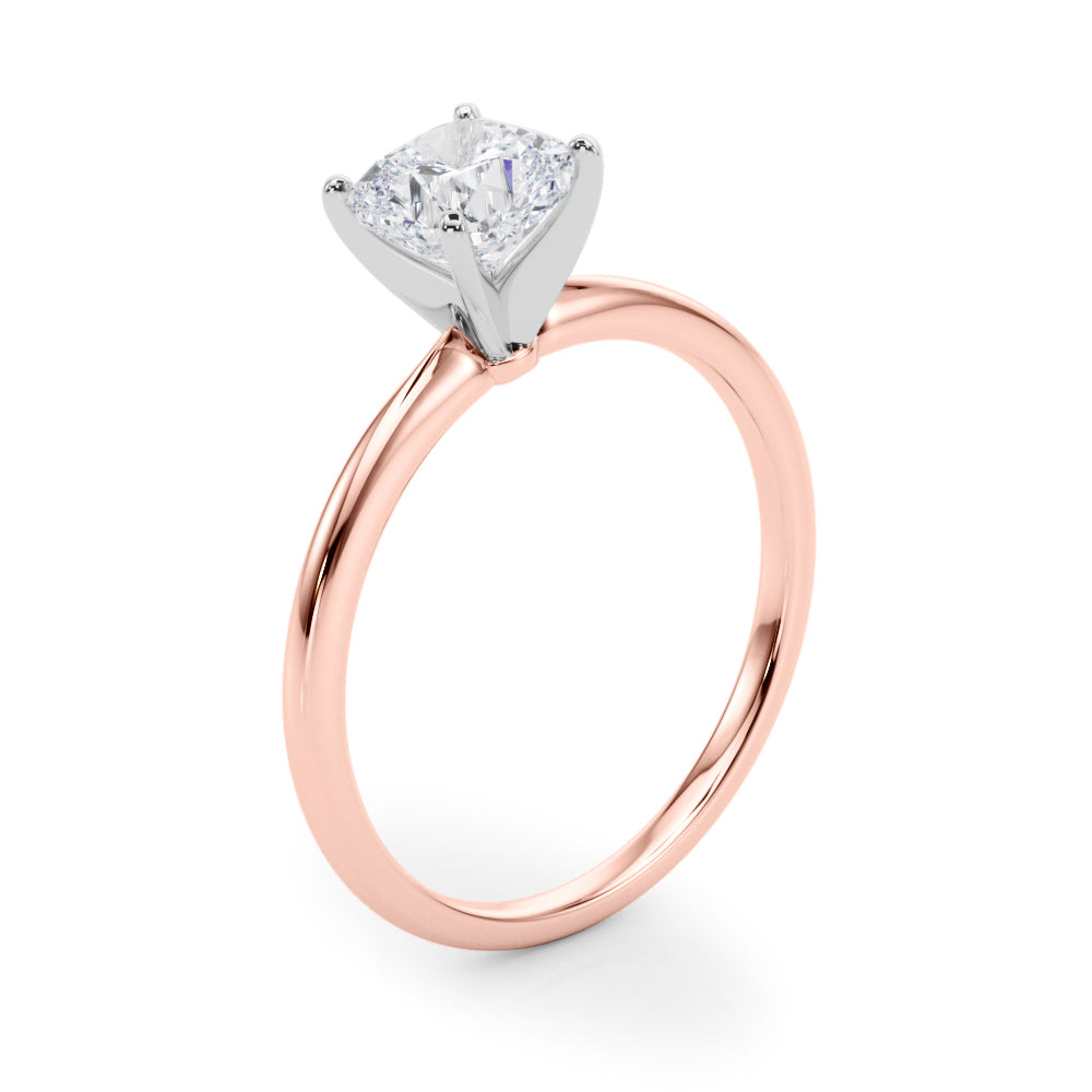 Classic Solitaire Diamond Engagement Ring Cushion 2 ct