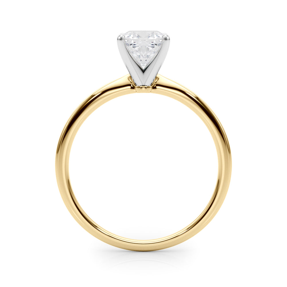 Classic Solitaire Diamond Engagement Ring Cushion 2 ct