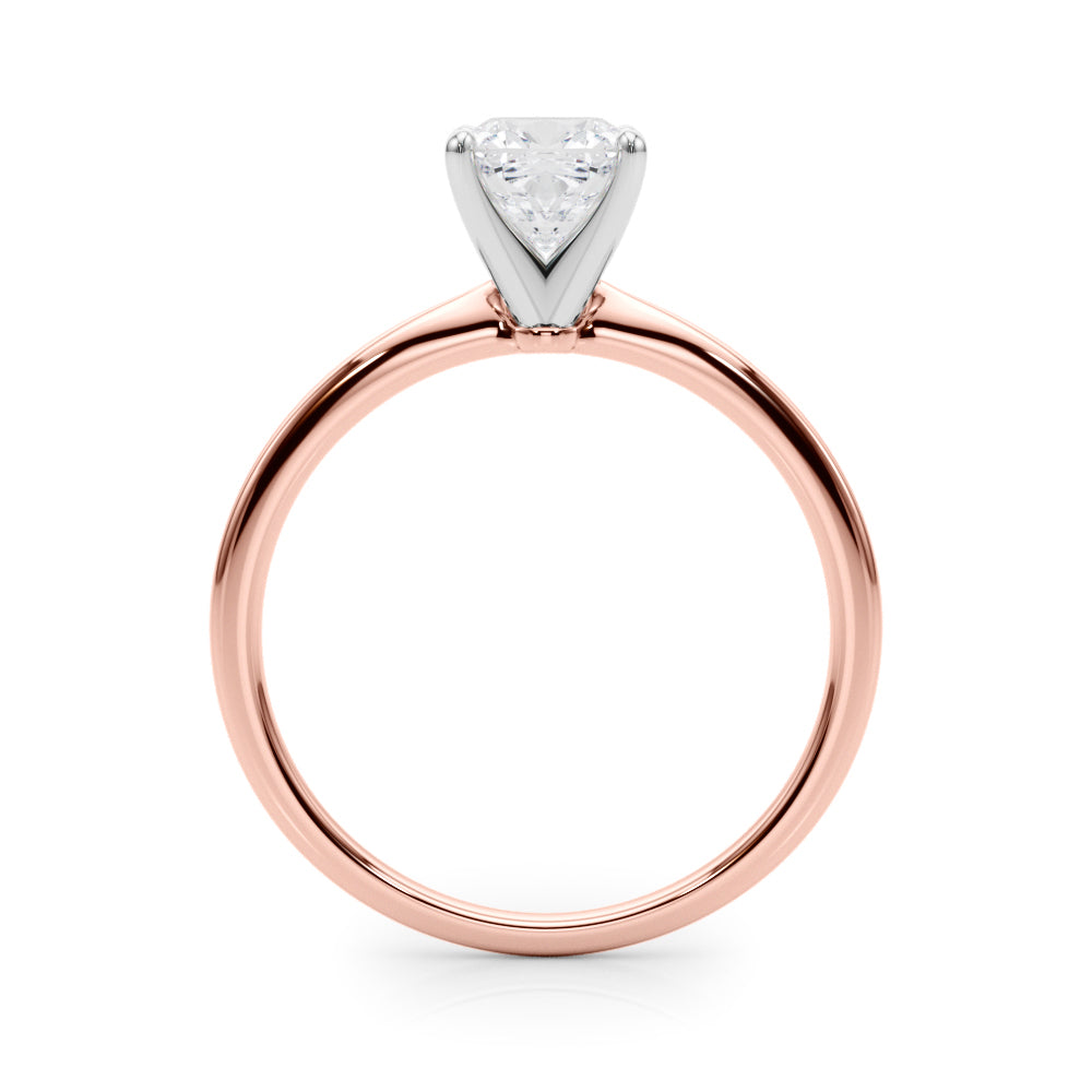 Classic Solitaire Diamond Engagement Ring Cushion 2 ct
