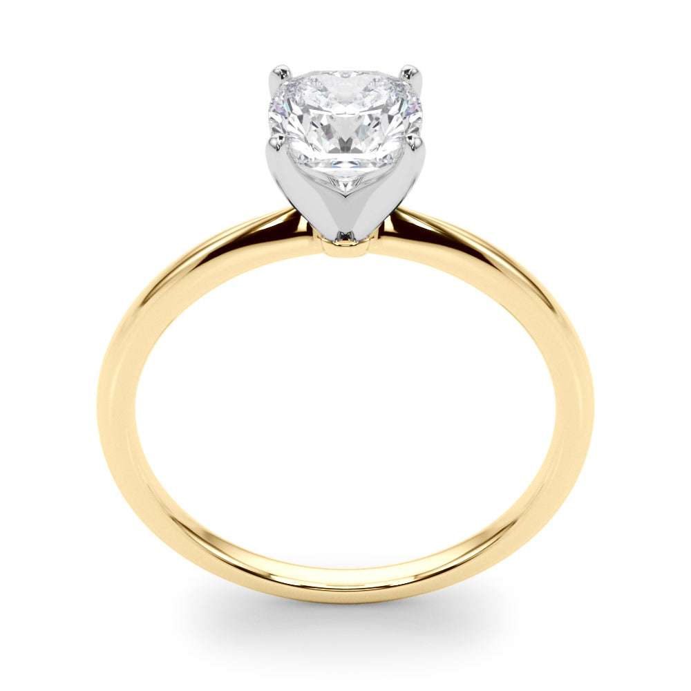 Classic Solitaire Diamond Engagement Ring Cushion 2 ct