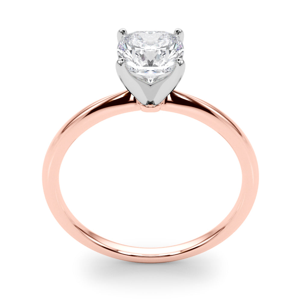 Classic Solitaire Diamond Engagement Ring Cushion 2 ct