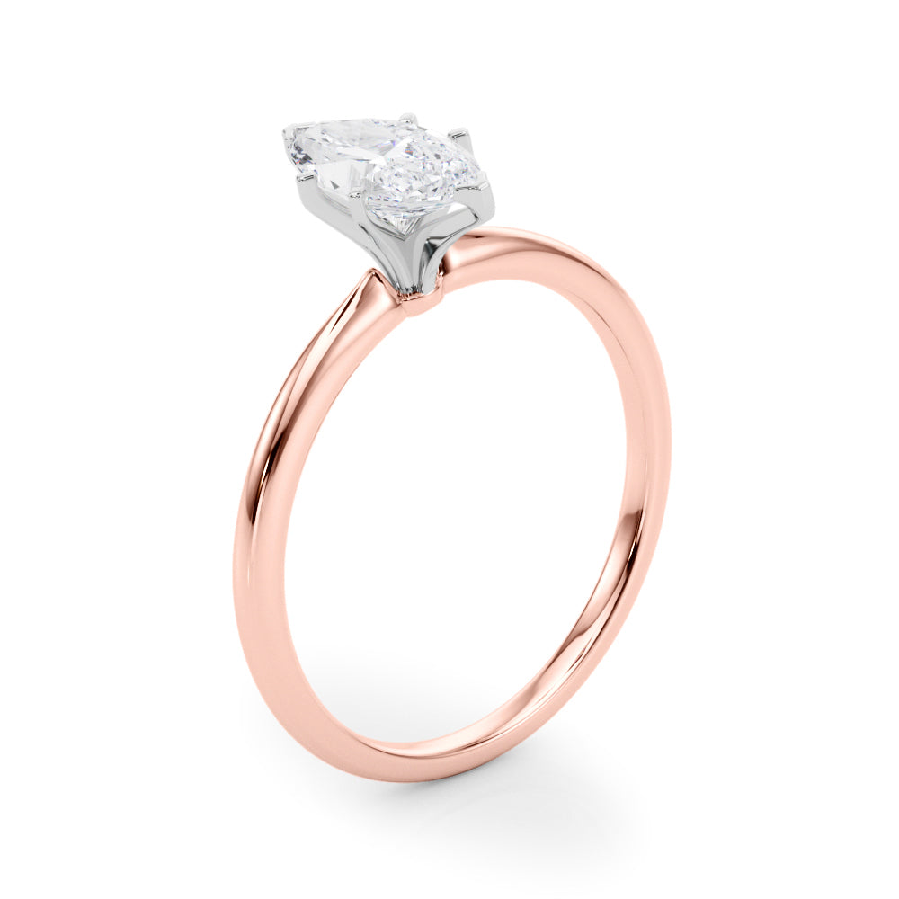 Classic Solitaire Diamond Engagement Ring Marquise 1 ct