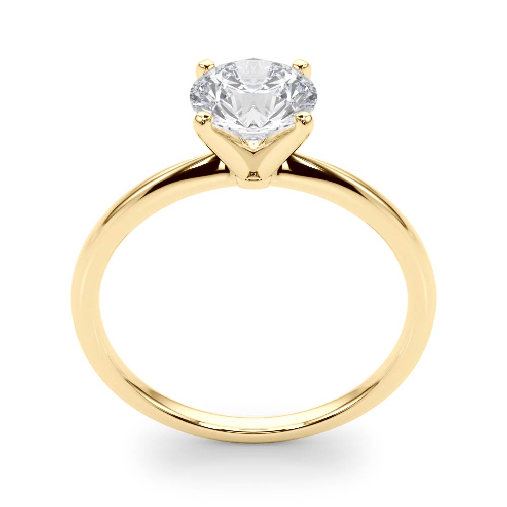 Classic Solitaire Diamond Engagement Ring Round 1 ct