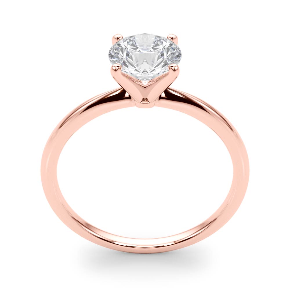 Classic Solitaire Diamond Engagement Ring Round 1 ct