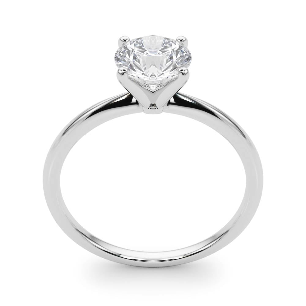 Classic Solitaire Diamond Engagement Ring Round 1 ct