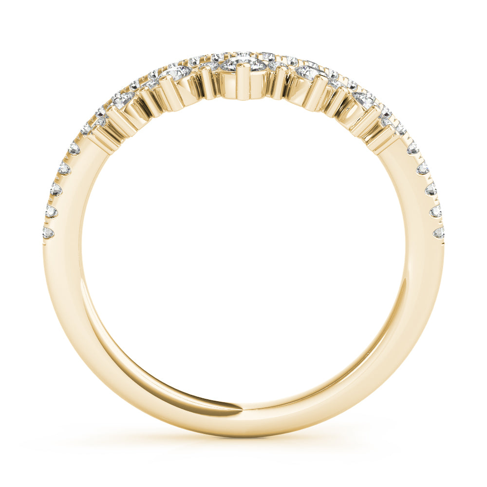 Regal Crown-Inspired Diamond Band