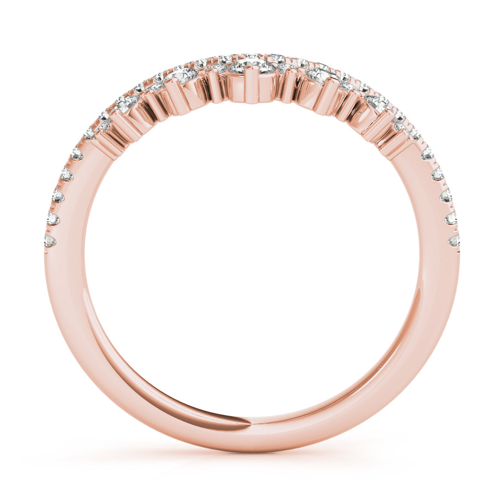 Regal Crown-Inspired Diamond Band