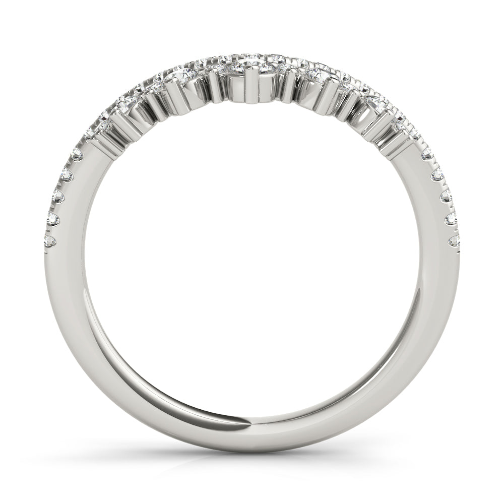 Regal Crown-Inspired Diamond Band