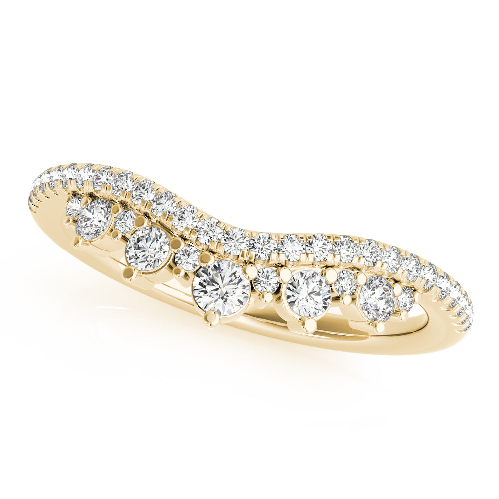 Regal Crown-Inspired Diamond Band