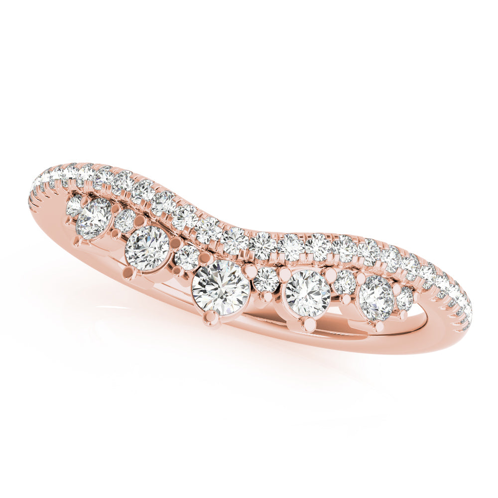 Regal Crown-Inspired Diamond Band