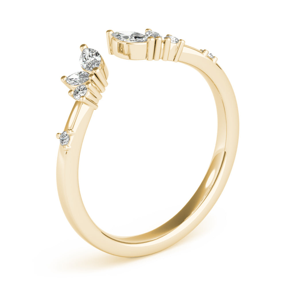 Refined Marquise and Round Fashion Ring