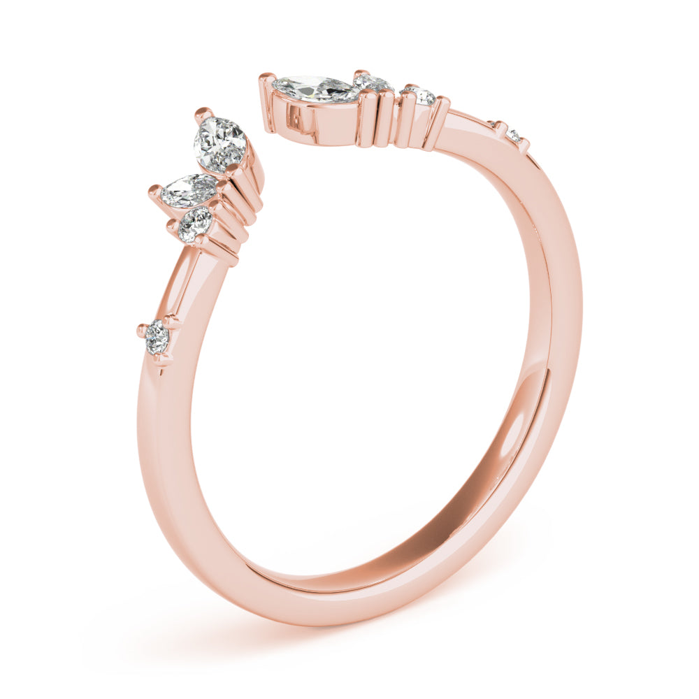 Refined Marquise and Round Fashion Ring