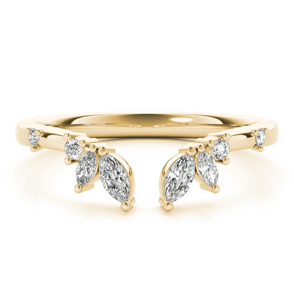 Refined Marquise and Round Fashion Ring