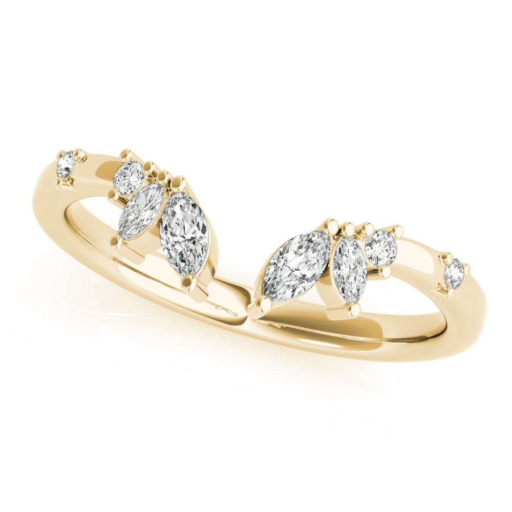 Refined Marquise and Round Fashion Ring