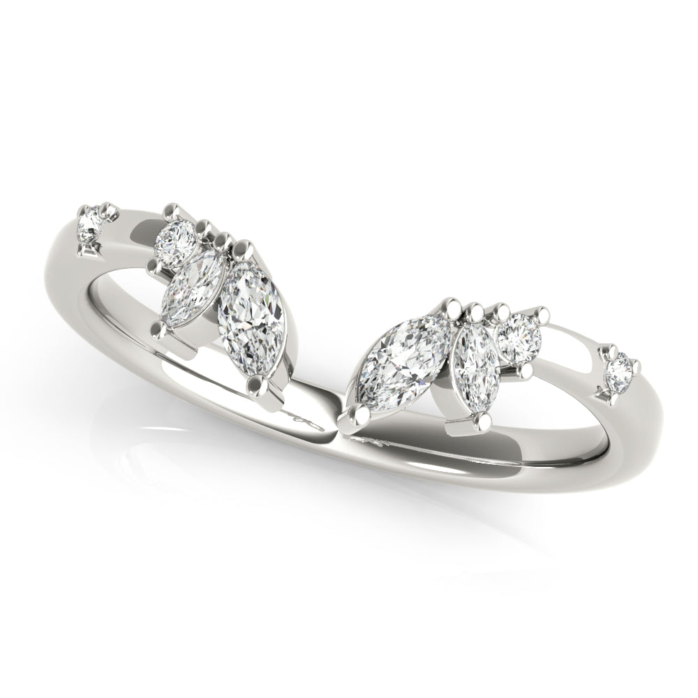 Refined Marquise and Round Fashion Ring