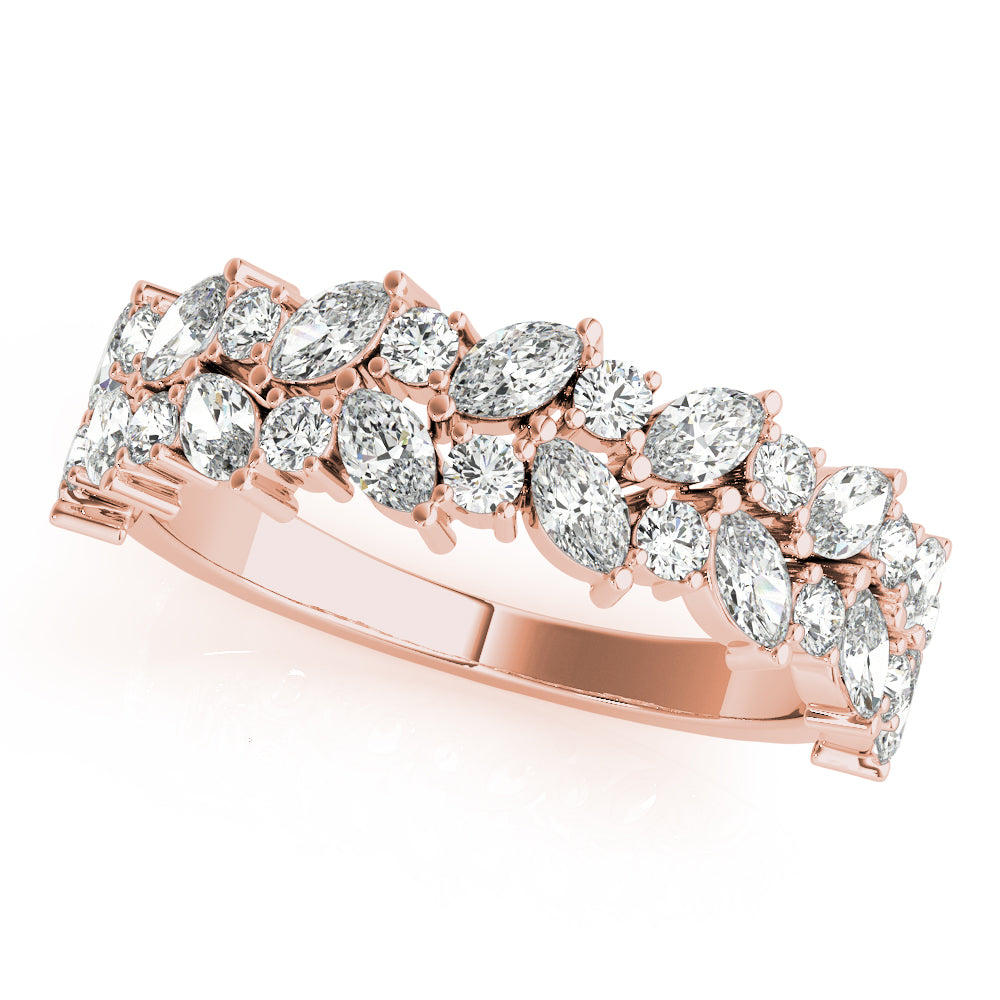 Twinkling Diamond Wedding Band