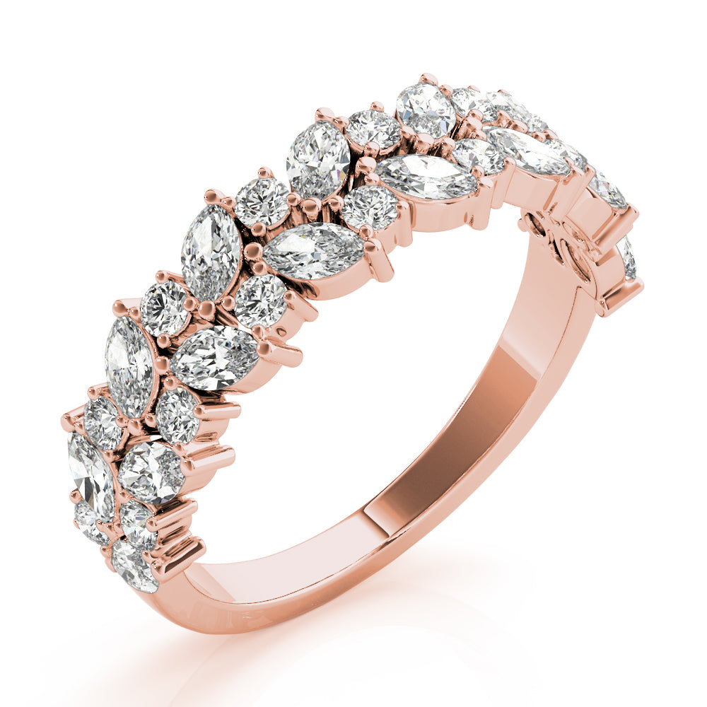Twinkling Diamond Wedding Band