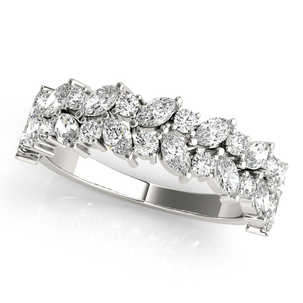 Twinkling Diamond Wedding Band