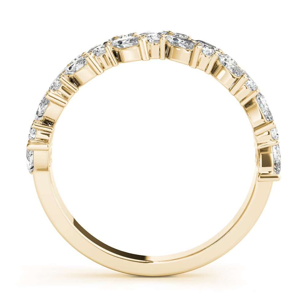 Twinkling Diamond Wedding Band