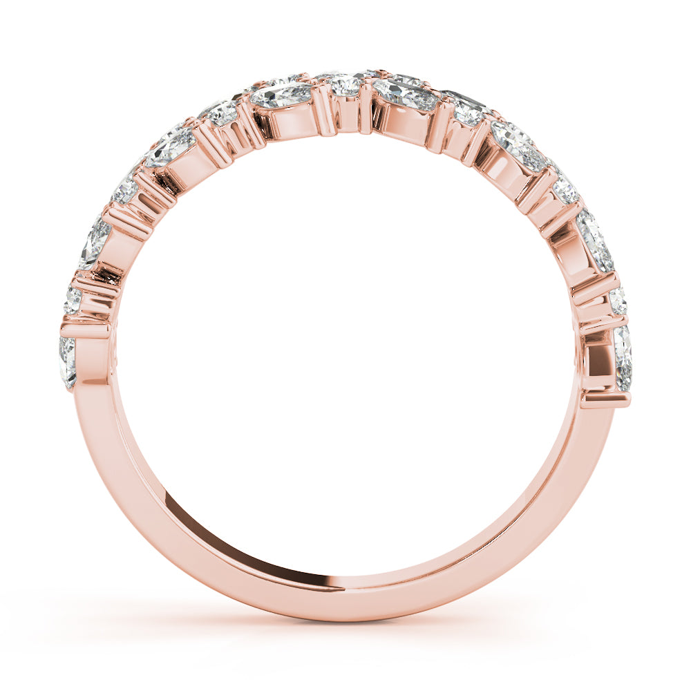 Twinkling Diamond Wedding Band