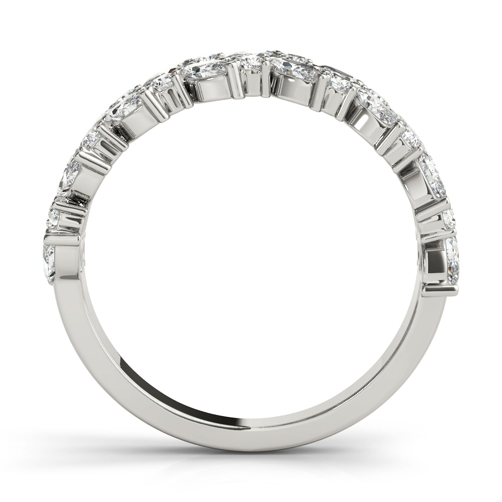 Twinkling Diamond Wedding Band