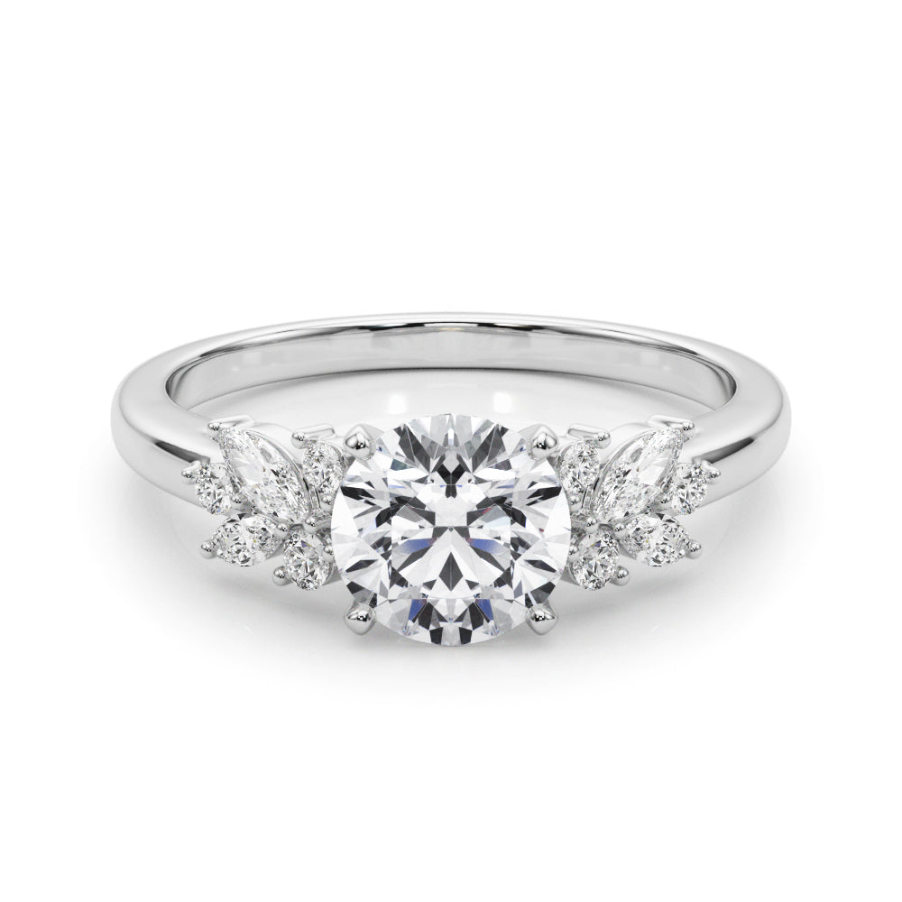 Engagement Ring with Peg Head