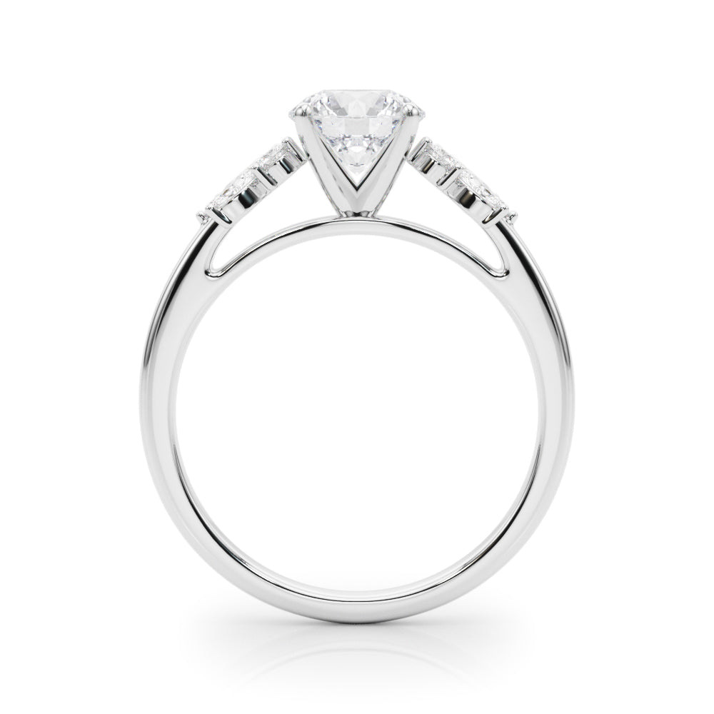 Engagement Ring with Peg Head