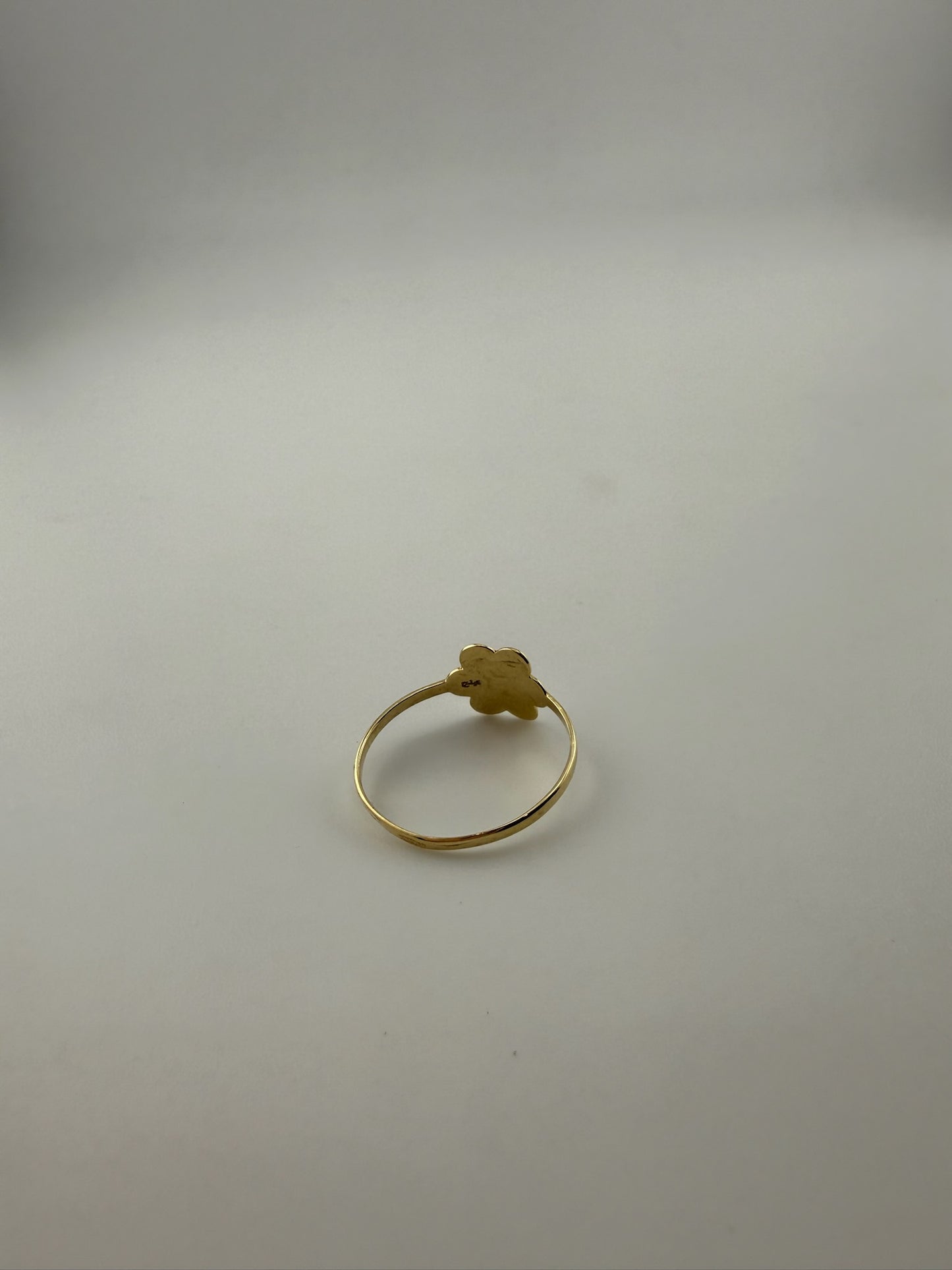 Dainty ring solid 18k gold