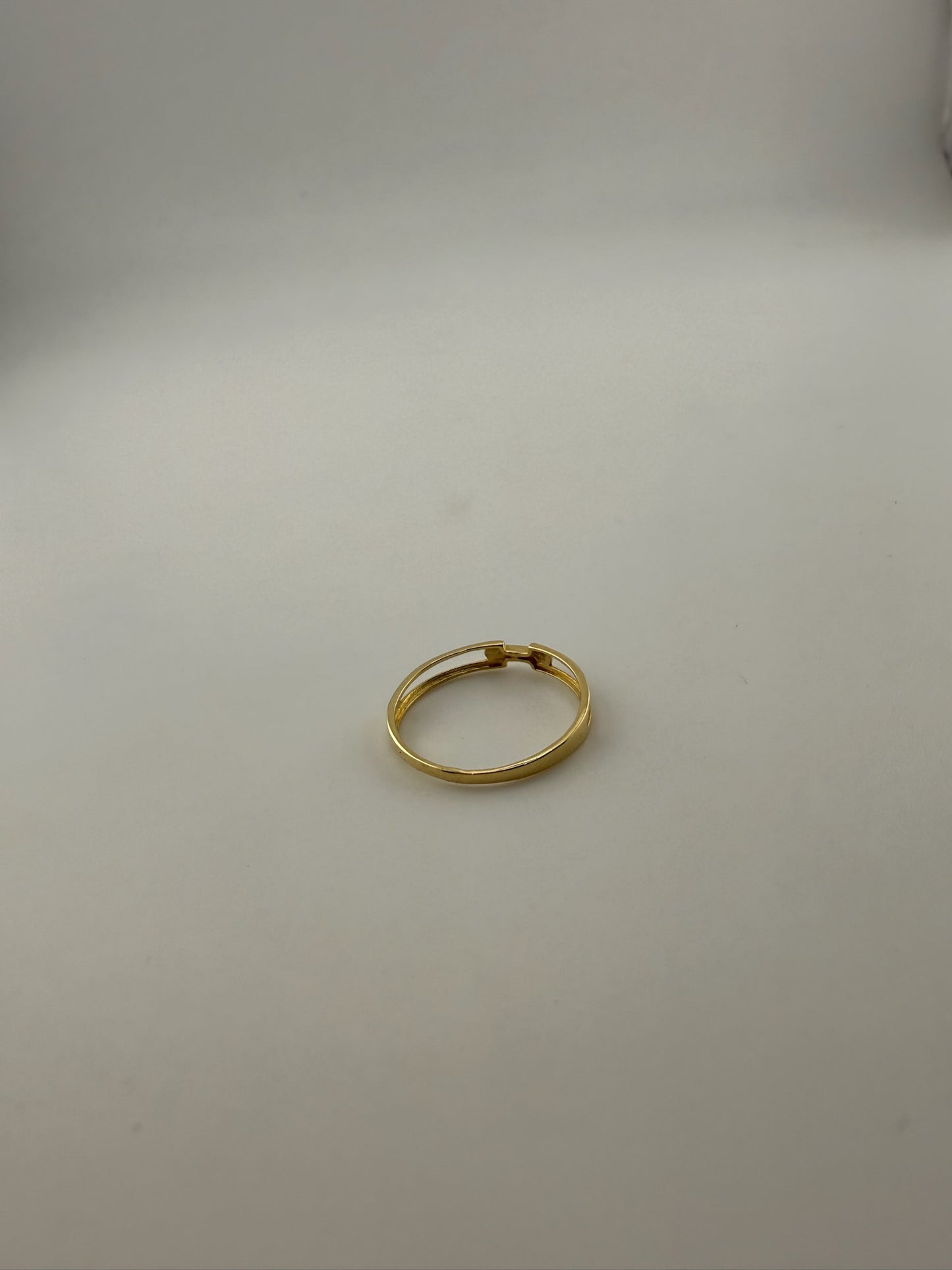Dainty ring solid 18k gold