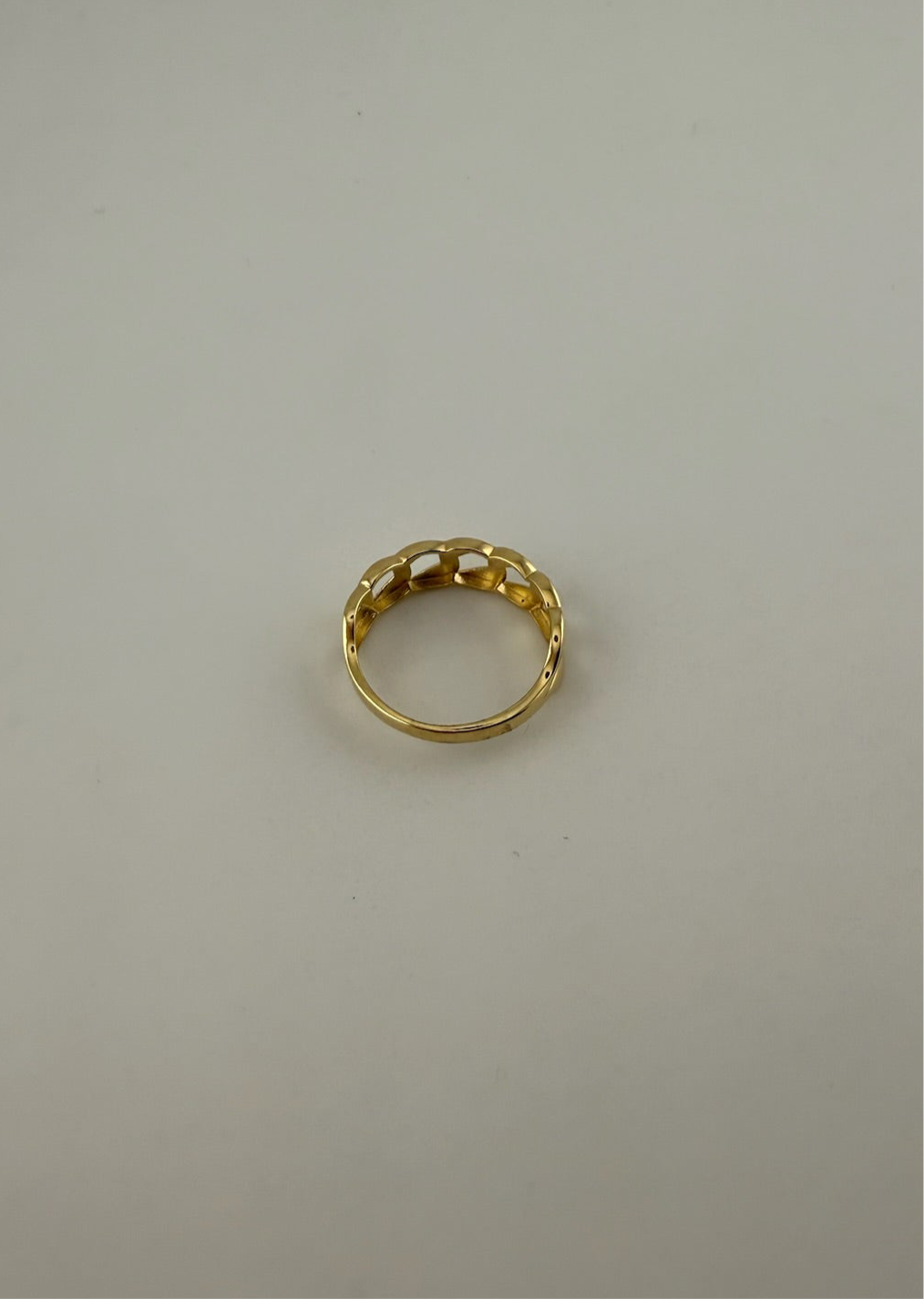 Dainty ring solid 18k gold