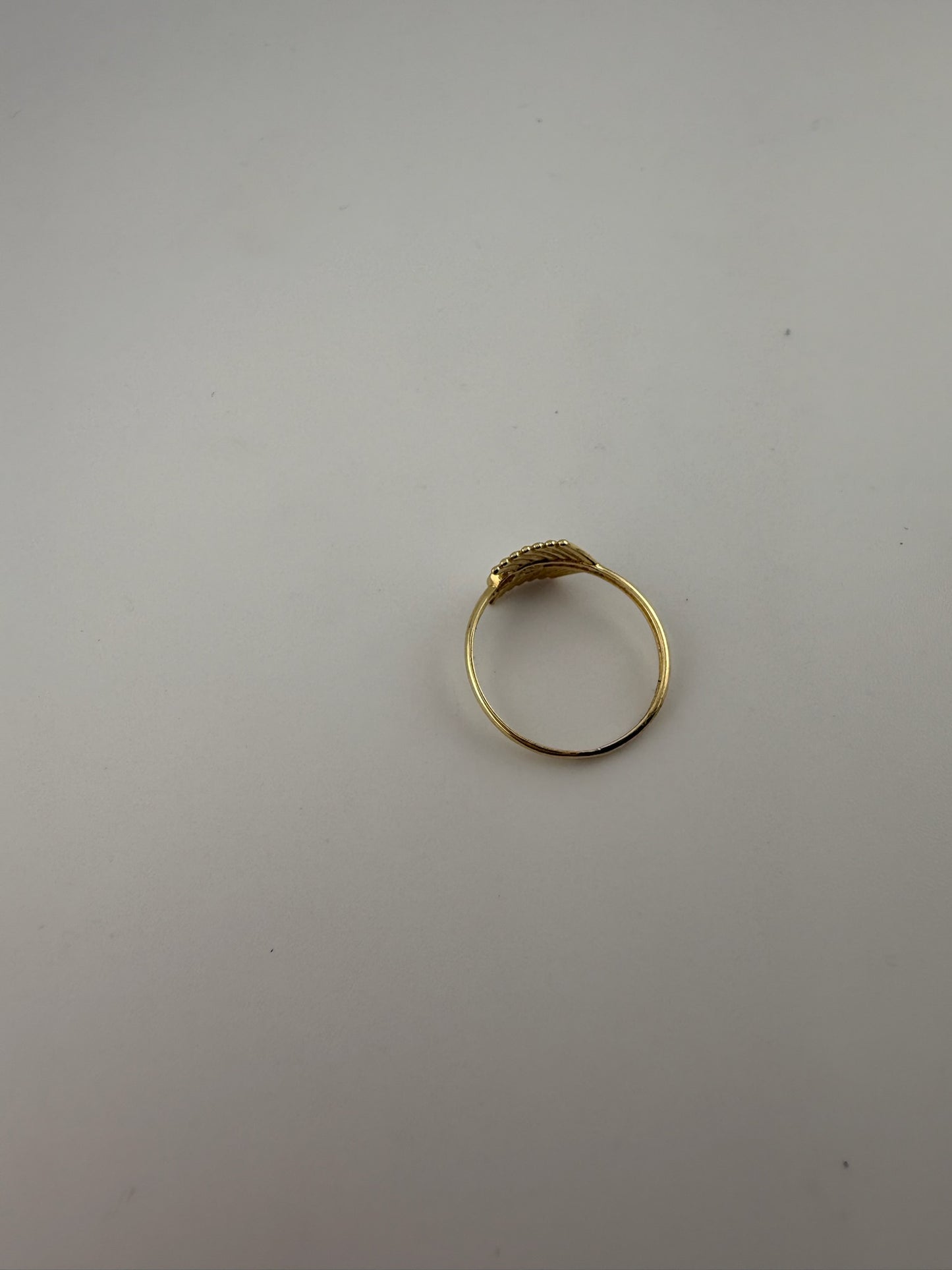 Dainty ring solid 18k gold