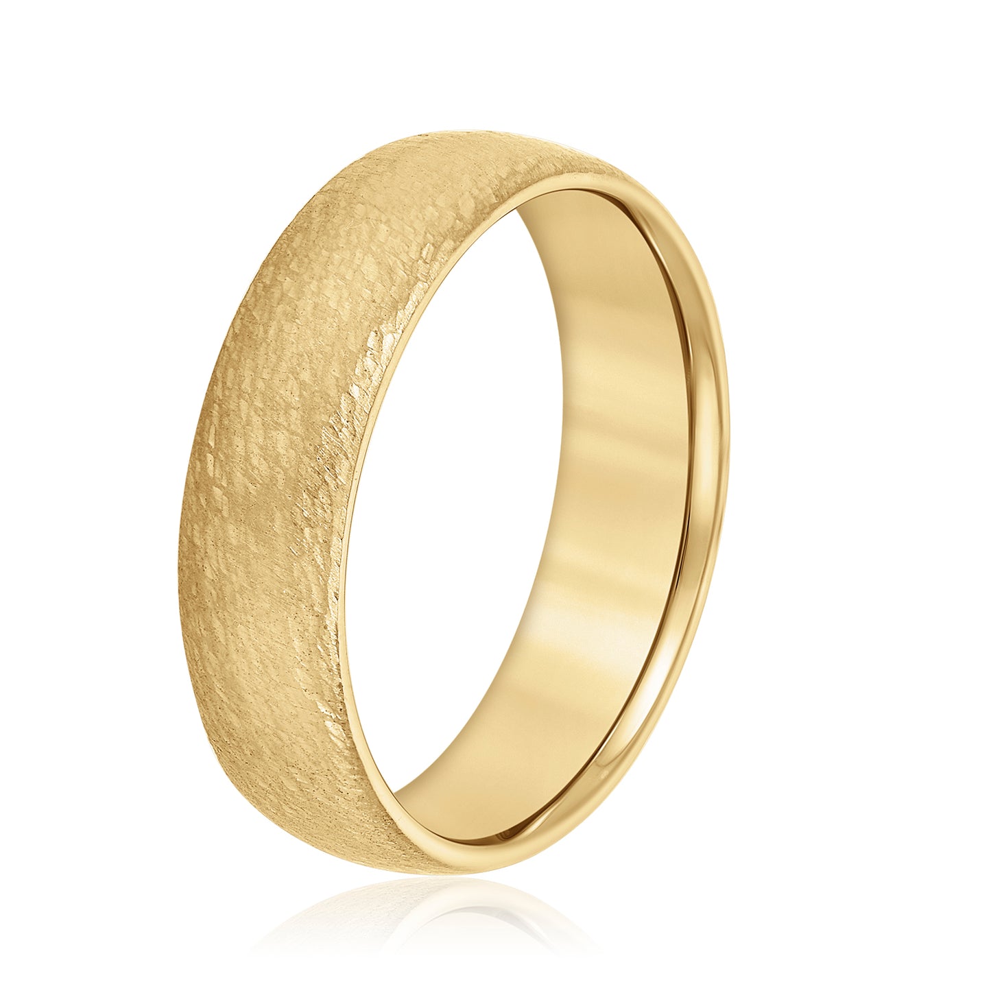 Textured Edge Men's Band 5mm