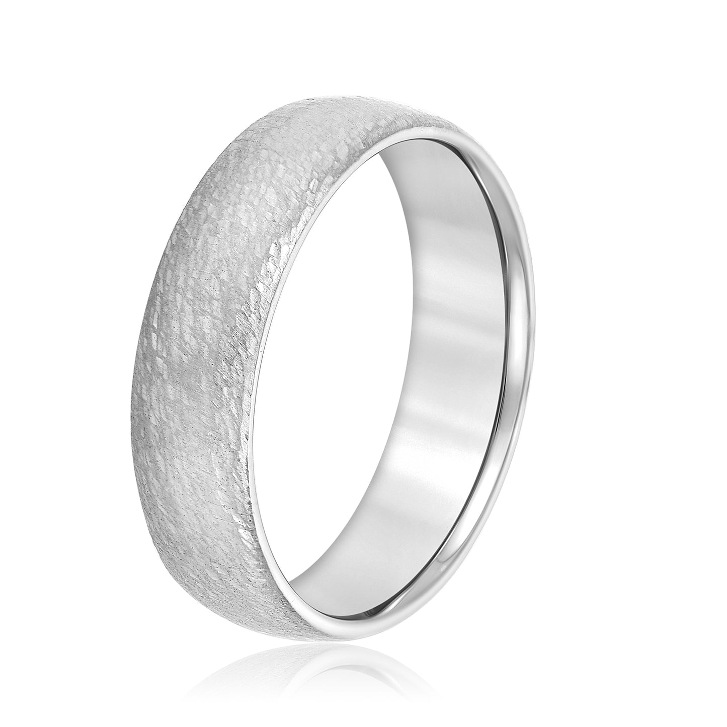 Textured Edge Men's Band 5mm