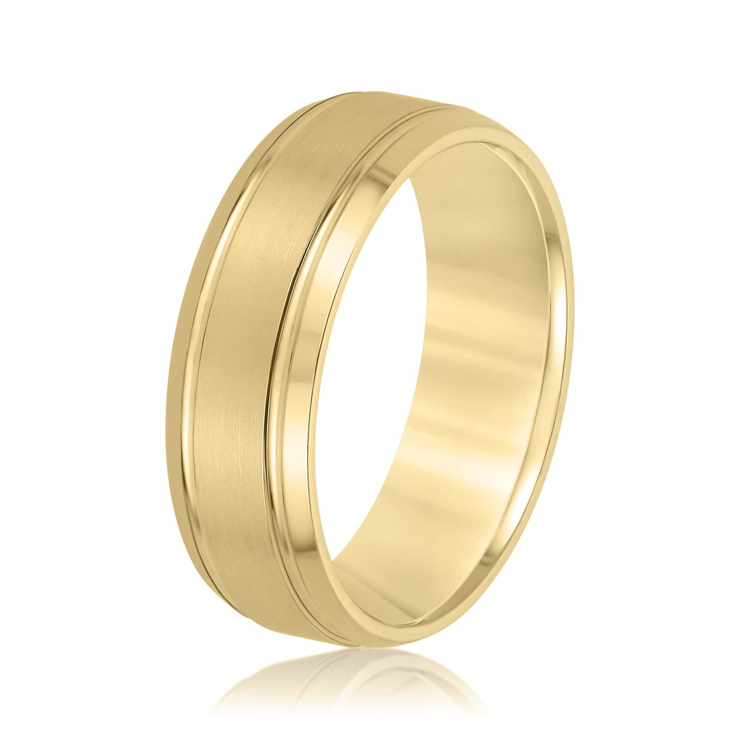 Sleek Sophistication Men's Wedding Band 6mm